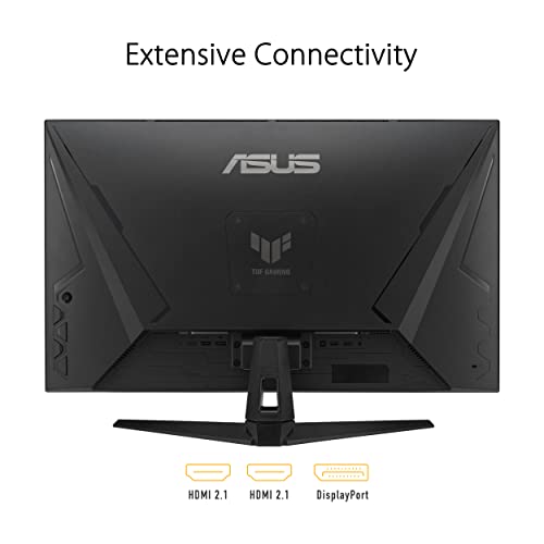 Asus VG32UQA1A Gaming Monitor Gaming, de 31,5', 4K (3840 x 2160), Overclock a 160Hz (por Encima de 144Hz), ELMB Sync, Freesync Premium, 1ms (MPRT), Variable Overdrive, 120% sRGB, DisplayHDR 400