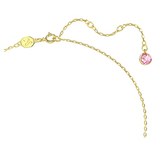 Swarovski Collar Idyllia para mujer, con Cristales Amarillos, Baño Tono Oro, Colección Idyllia de Swarovski