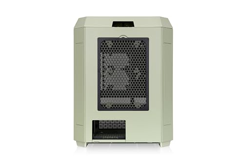 The Tower 600 Matcha Green Mid-Tower ATX Case; 3 Paneles de Vidrio Templado; Soporte de Placa Base de Conector Oculto; Ranuras PCI-e rotacionales; CA-1Z1-00MEWN-00; 3 años de garantía