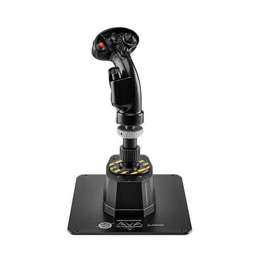 Thrustmaster AVA F/A-18 Super Hornet Flightstick, Base Modular para Joystick de Simulación de Vuelo en PC, Réplica del Flight Stick del Avión de Combate F/A-18C Hornet Incluido