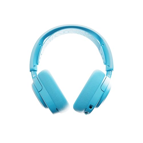 SteelSeries Arctis Nova 3X Wireless Gaming-Headset – App-Steuerung – 40 Std. Akku – Neodym-Magnet-Treiber – 2,4 GHz/Bluetooth – Abnehmbares Mikrofon – Xbox, PS5, PC, Switch, Mobilgeräte Aqua