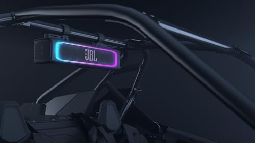JBL Altavoz RallyBar de 21" - Barra de Sonido Bluetooth Exterior para Vehículos y Barco Marino con 8 Altavoces Potente Resistentes al Agua, Amplificador de 150 W rms, Iluminación LED y Subwoofer