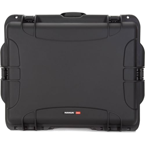 Nanuk Funda rígida Impermeable 960 con Ruedas y Espuma Ajustable, Color Negro