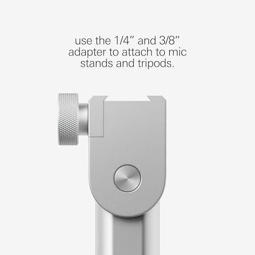 Teenage Engineering CM-15 Micrófono de Condensador de Estudio Portátil, Carga USB-C, Batería de 10 Horas, Salida de Línea Mini Jack de 3,5 mm, Alimentación Fantasma de 48V, Interruptor de Ganancia
