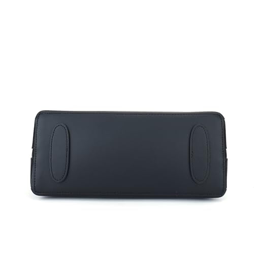 Carlheim Women's Shoulderbags Classis Genuine Leather, Black