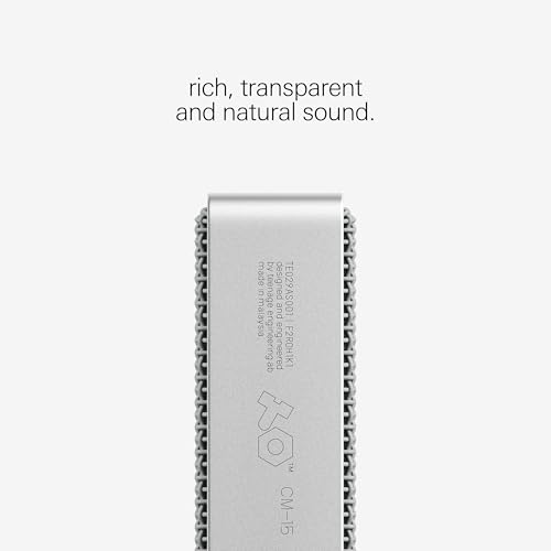 Teenage Engineering CM-15 Micrófono de Condensador de Estudio Portátil, Carga USB-C, Batería de 10 Horas, Salida de Línea Mini Jack de 3,5 mm, Alimentación Fantasma de 48V, Interruptor de Ganancia