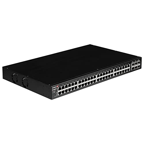 Edimax GS-5654LX - Conmutador Inteligente de Largo Alcance con 54 Puertos Gigabit Web Smart y 6 Puertos SFP+ de 10G
