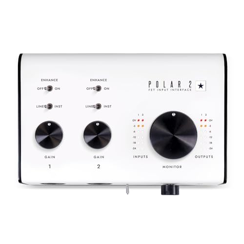 Blackstar Interfaz de audio Polar 2 diseñada para guitarristas 2 en 2 salidas Inc: St James Software Suite y Ableton Live Lite y más
