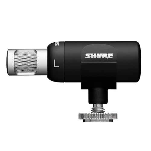 Shure Kit de Micrófono inalámbrico, MoveMic 88+ - Grabador de Audio Profesional para entrevistas de Cine/grabación de Campo | Compatible con iOS/Android Mediante la aplicación Motiv (MV88+W-Kit-Z6)