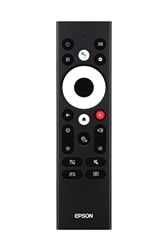 Epson EH-LS800W - Proyector láser Pro-UHD 4K 16:9, óptica Ultra Corta EpiqVision, Smart Android TV, 4000 lúmenes, Bluetooth/HDMI/USB/WLAN, Chromecast, sorround 3D Yamaha, Proyección máx. 150" Blanco