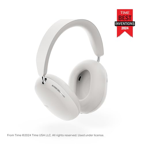 Sonos Ace - Auriculares inalámbricos Bluetooth con cancelación Activa de Ruido - hasta 30 Horas de autonomía - Audio Espacial con Seguimiento dinámico de la Cabeza - Blanco