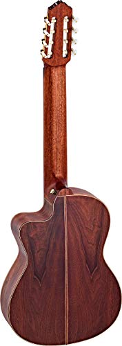 ORTEGA Performer Series Classical Guitar 44 8 String Cedro natural y funda RCE159-8
