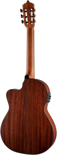 ARTESANO Guitarra de concierto Nuevo Marrón Cut Thin, Preamp