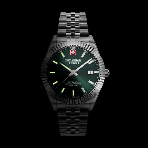 Swiss Military Hanowa Reloj Analógico para Hombres de Suizo automático con Correa en Acero Inoxidable SMWGL0002103