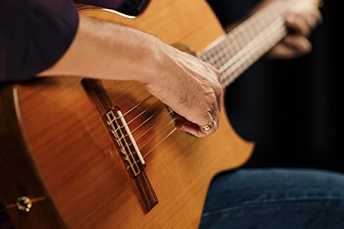 ORTEGA Ben Woods Signature Guitar Clavijero invertido Nylon 6 Cuerdas y funda Ben Woods Fishman-ORTEGA Clasica Blend System con salida XLRFLAMETAL-TWO