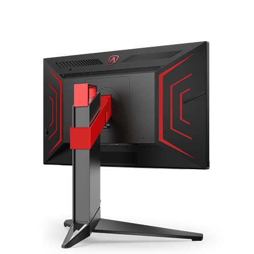 AOC Monitor Agon Gaming AG254FG - 24 pulgadas Full HD, 360 Hz, 1ms, IPS, G-Sync Nvidia Reflex, HDR 400, Ajuste de Altura, (1920x1080, 400 CD/m², HDMI 2.0/DP 1.4/USB 3.2), Negro