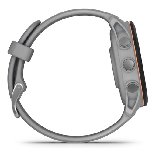 Garmin Forerunner® 255S, Reloj Inteligente GPS más pequeño, información Avanzada, batería de Larga duración, Gris Polvo