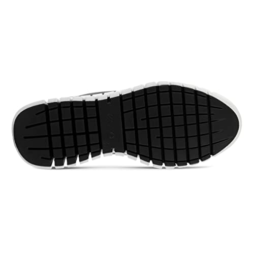ECCO Gruuv Zapatillas para Mujer, Black Light Grey, 38 EU