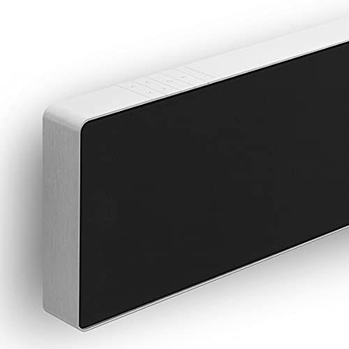 Bang & Olufsen Beosound Stage Barra de Sonido Dolby Atmos para TV y Música, Altavoz Multiroom WiFi y Bluetooth Potente con HDMI Plateado y Negro