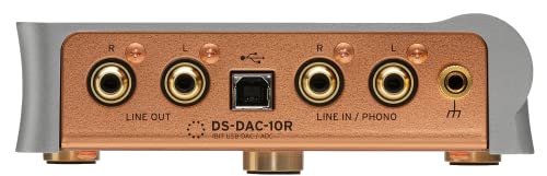 Korg DS-DAC-10R 1BIT USB DAC/ADC Phono Converter, DSD Recording System and Audiophile-Grade Headphone Amplifier