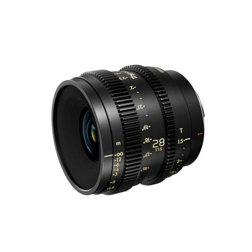 THYPOCH Simera-C 28 mm T1.5 FF Prime Cine Lens for Sony E-Mount - Negro
