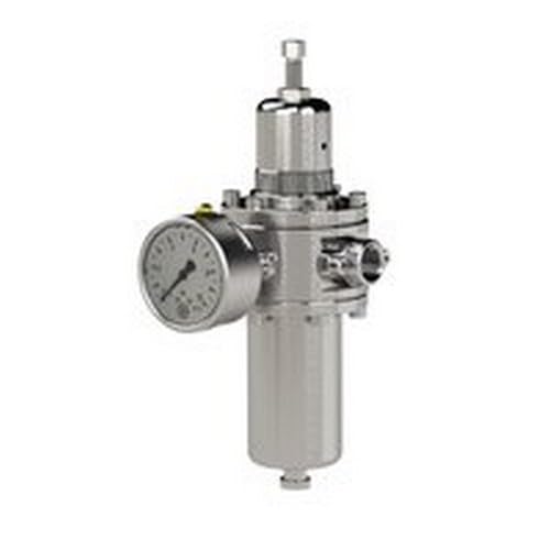 RIEGLER 129274 - Regulador de filtro de acero inoxidable 1.4404 (1/2, 10-15 bar, 1 unidad)