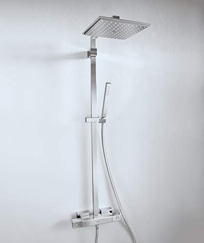 Grohe 26087000 Euphoria Cube XXL 230 - Sistema de ducha con termostato cuadrado 230mm