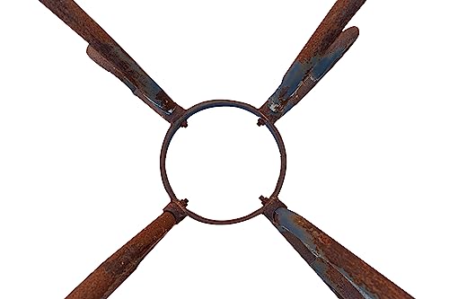 Biscottini - Base De Mesa - Hierro Forjado - Patas De Mesa - Diseño Elegante - Mesa Redonda - Estilo Industrial