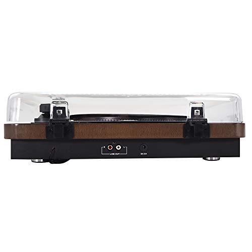 AIWA GBTUR-120WDMKII: Tocadiscos de Madera, Bluetooth, 3 velocidades, radio FM, SD y USB