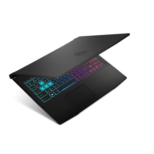 MSI Katana A15 AI B8VF-610XES - Ordenador portátil 15.6" (Ryzen 7 8845HS, RAM 16Gb, 1TB SSD, Free Dos), Negro, Teclado QWERTY español