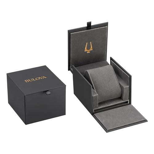 Bulova Reloj Analógico para Mujer de Cuarzo con Correa en Acero Inoxidable 98R281