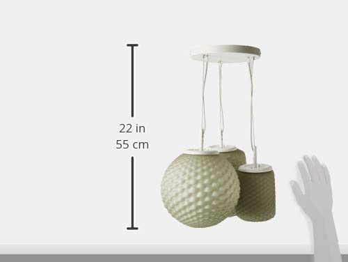 Selene Illuminazione Domino - Lámpara de techo de 70 W, color gris