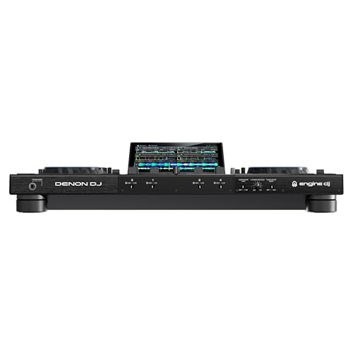 Denon DJ PRIME 4+ controlador DJ autónomo con Separación de Stems en 4 Decks, streaming por wifi, Mezclador, pantalla táctil 10,1", control de luces