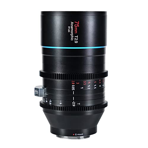 SIRUI Objetivo anamórfico de Cine 75mm T2.9 1.6X (Montura L)
