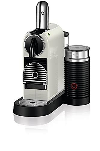 DeLonghi Nespresso Citiz EN267.WAE Cafetera con cápsulas, sistema de extracción especial, 1710 W, 1 L, plástico, Blanco