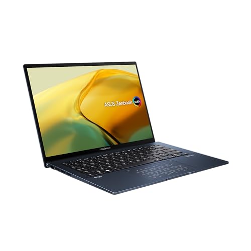 ASUS ZenBook 14 OLED OLED UX3405MA-PZ080W - Ordenador Portátil 14" WQXGA+ 120Hz (Intel Core Ultra 7 155H, 16GB RAM, 512GB SSD, ARC Graphics, Windows 11 Home) Azul Ponder - Teclado QWERTY español