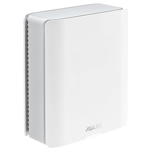 ASUS ZenWiFi BT8 2-Pack - WiFi 7 Mesh tribanda, 14 Gbps, Dos Puertos 2,5G, Seguridad y Control Parental incluidos, Smart Home Master SSIDs, 4G & 5G Mobile Tethering, Blanco