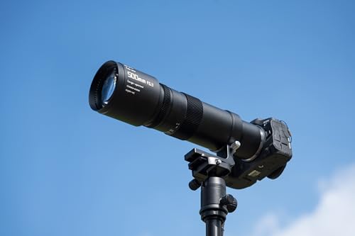TTArtisan Teleobjetivo de Cuerpo metálico F6.3 de 500 mm Compatible con Montura Canon RF (Marco Completo), Color Negro