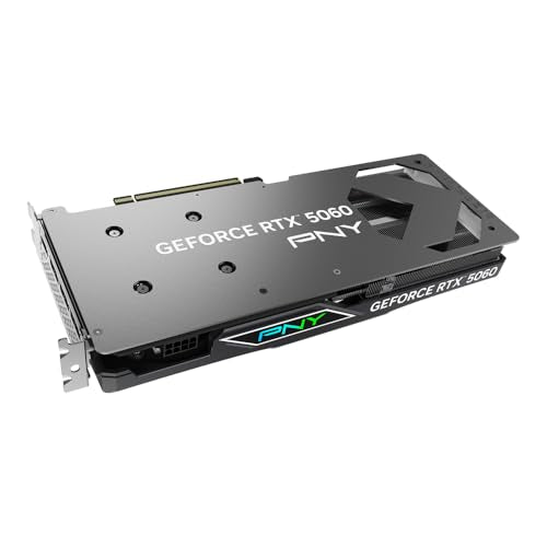 PNY Tarjeta Gráfica GEFORCE RTX™ 5060 8GB ARGB Overclocked Triple Fan DLSS 4