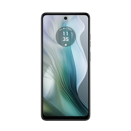 Motorola Moto E14, 4GB(2+2GB RAM Boost)/64GB, Pantalla HD+6,56" y 90 Hz, Sonido Dolby Atmos, cámara con IA, Android 14, 5000 mAh,Carga TurboPower 15W (Incluido), procesador Octa-Core,Dual SIM,Gris