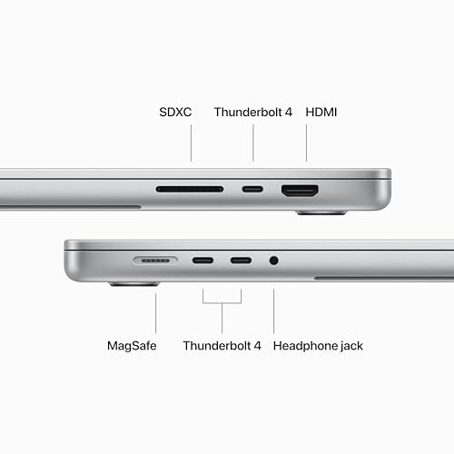 Apple 2023 MacBook Pro (de 16 Pulgadas, Chip M3 Pro de Apple con CPU de Doce núcleos y GPU de dieciocho núcleos, 36GB Memoria unificada, 512 GB) Teclado español - Negro Espacial
