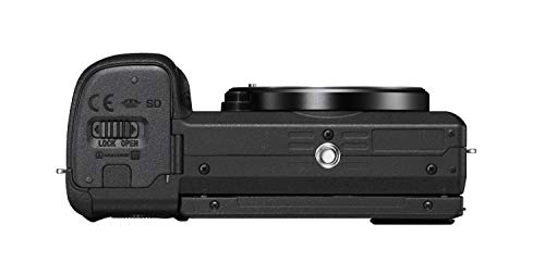 Sony ILCE6400AB.CEC Alpha 6400 Cámara Evil APS-C, Enfoque automático rápido 0.02s, 24.2 Megapíxeles, grabación de Videos en 4K y Pantalla inclinable para Vlogging, Cargador Incluido