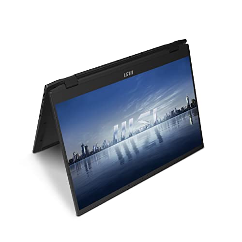 MSI Summit E14FlipEvo A13MT-227ES - Ordenador portátil Táctil, 14' 16:10 QHD+ 60Hz (Intel Core i7-1360P, 16GB, 1TB SSD, Iris Xe Graphics, Windows 11 Home Plus) Ink Black, Teclado QWERTY español
