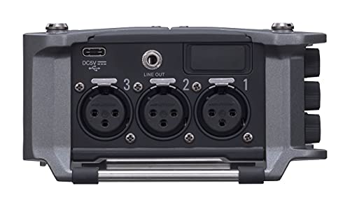 Zoom F6 Grabadora profesional de campo, grabación a 32 bits con coma flotante, 6 canales, convertidores Dual AD, 6 entradas XLR con bloqueo, timecode, modo Ambisonics, alimentado por pilas/batería