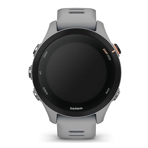 Garmin Forerunner® 255S, Reloj Inteligente GPS más pequeño, información Avanzada, batería de Larga duración, Gris Polvo