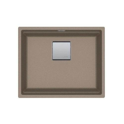 Franke 125.0528.613 Fregadero de Cocina bajo encimera de Granito, Capuchino, passend für Unterschränke ab 60 cm