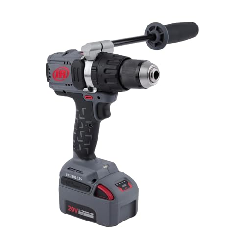 Ingersoll Rand D5241-K22-EU IQV20 Taladro Percutor Inalámbrico 20V Azul Carburo 13mm 120 Nm Motor sin Escobillas