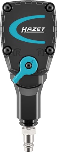 Llave de impacto de puño HAZET 9012PTT I Máx. par de desbloqueo 550 Nm, cuadradillo de 12,5 mm (1/2 pulgada) I Mecanismo de impacto de doble martillo de alto rendimiento, con tecnología Twin-Turbo
