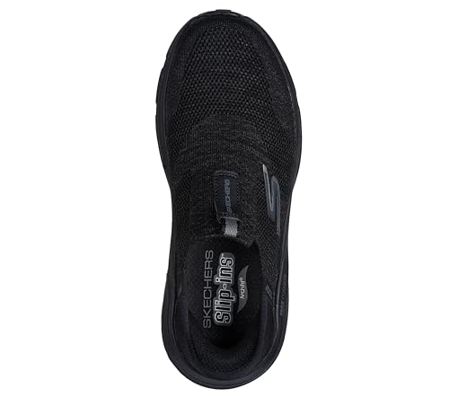 Skechers MAX Cushioning Arch Fit 2.0 Cambridge, Zapatillas Mujer, Black Textile/Trim, 37.5 EU
