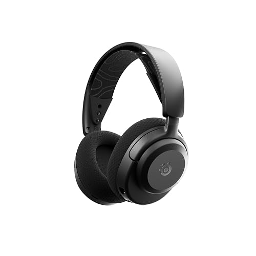 SteelSeries Arctis Nova 3P Wireless Auriculares Gaming multiplataforma - App - Batería 40h - Controladores magnéticos de neodimio - 2,4 GHz/Bluetooth - Micro extraíble - PS5, PS4, PC, Switch -Negro